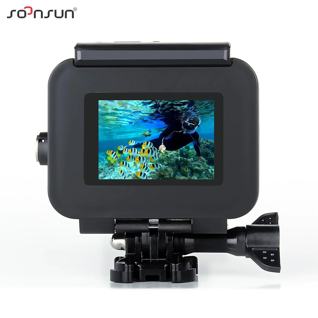 Cameras SOONSUN 60M Waterproof Housing for GoPro Hero 11 10 9 Black Underwater Protective Case Dive Filters Go Pro 11 9 Case Accessories