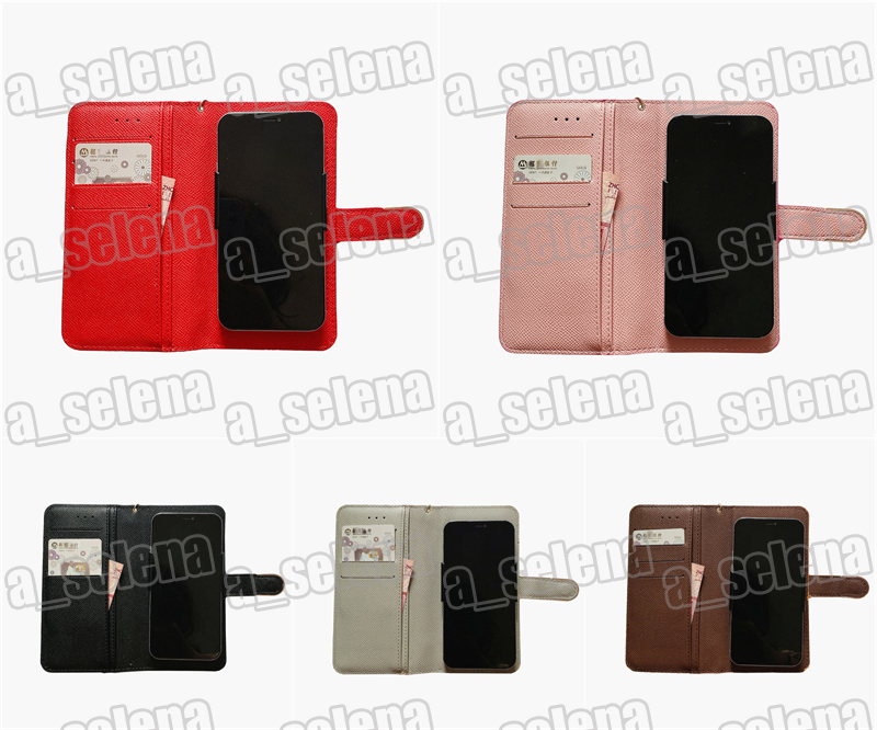 Diseñadores Cajones de teléfonos celulares universales para iPhone Samsung Huawei Xiaomi Carta de cuero Tapa trasera móvil con bolsillo para soporte de tarjetas