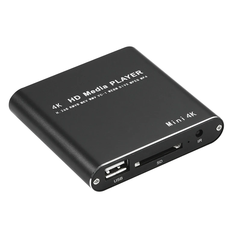 Box HD Multimedia Player Full HD 1080p USB EXTERNAL MEDIA Player avec SD Media TV Box Support MKV H.264 RMVB WMV EU PLUG