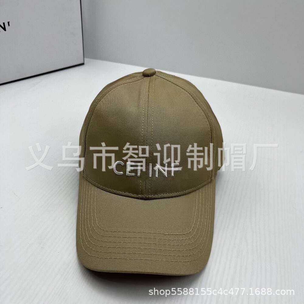 CE Home Correct Version Letter Triumphal Arch Large Label Duck Tongue Hat High End Fashion Trend Item Versatile Hat for Men and Women