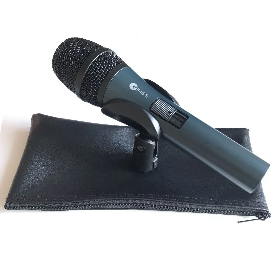 Mikrofonlar Yüksek kaliteli E845S Profesyonel Dinamik Kablolu Mikrofon E845 KARDIOID MIC, Performans Karaoke için Açma/Kapama Anahtarı