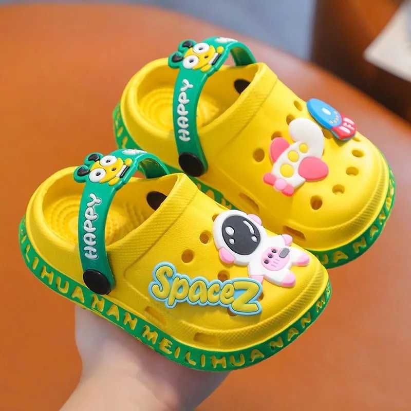 Slipper Cartoon Beach Sandals Enfants Chaussures de jardin mignons Eva Babies Summer Summer Soft Kids Outdoor Slippers Fashion Flip Shoes 2448