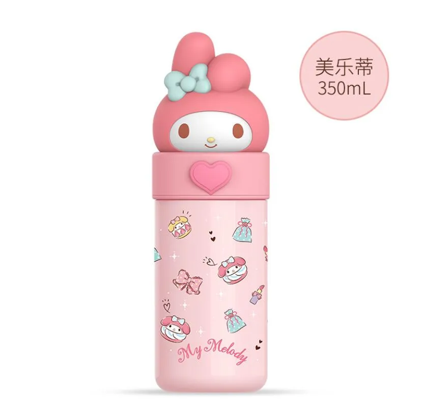 New 350ML 316 Stainless Steel Tumblers Drinkware Girl Kawaii Cinnamoroll Tumblers with cute print Cup multi choice