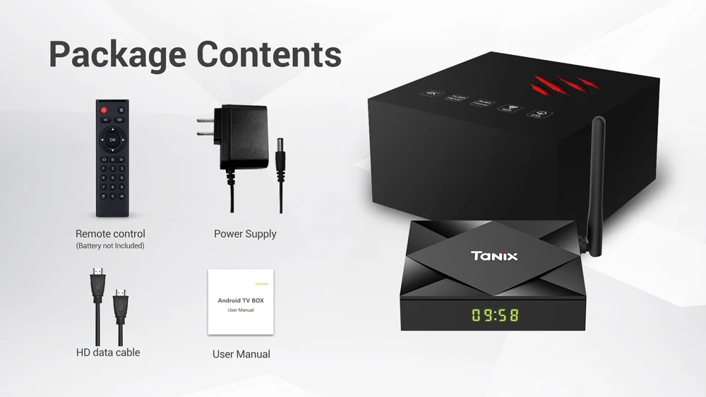 Box Hot Tanix TX6S Android 10.0 Smart TV Box AllWinner H616 Quad Core 4GB 32GB/64GB 2,4G 5G WiFi 6K TX6 H.265 4K SET Top Box 2 ГБ 8 ГБ