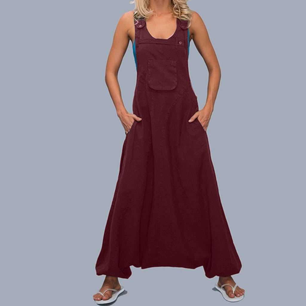 KK1904 onregelmatige Harlan Wide Leg Jumpsuit