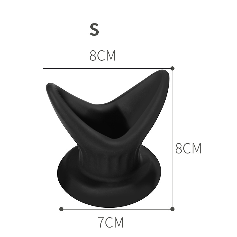 中空肛門拡張器アナル拡張膣分岐尻プラグトンネルシリコンプラグエロティックなセックスおもちゃ