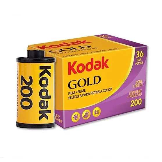 Fotocamera nuovissimo film kodak kodak oro pellicola a colori da 35 mm di sensibilità da 35 mm