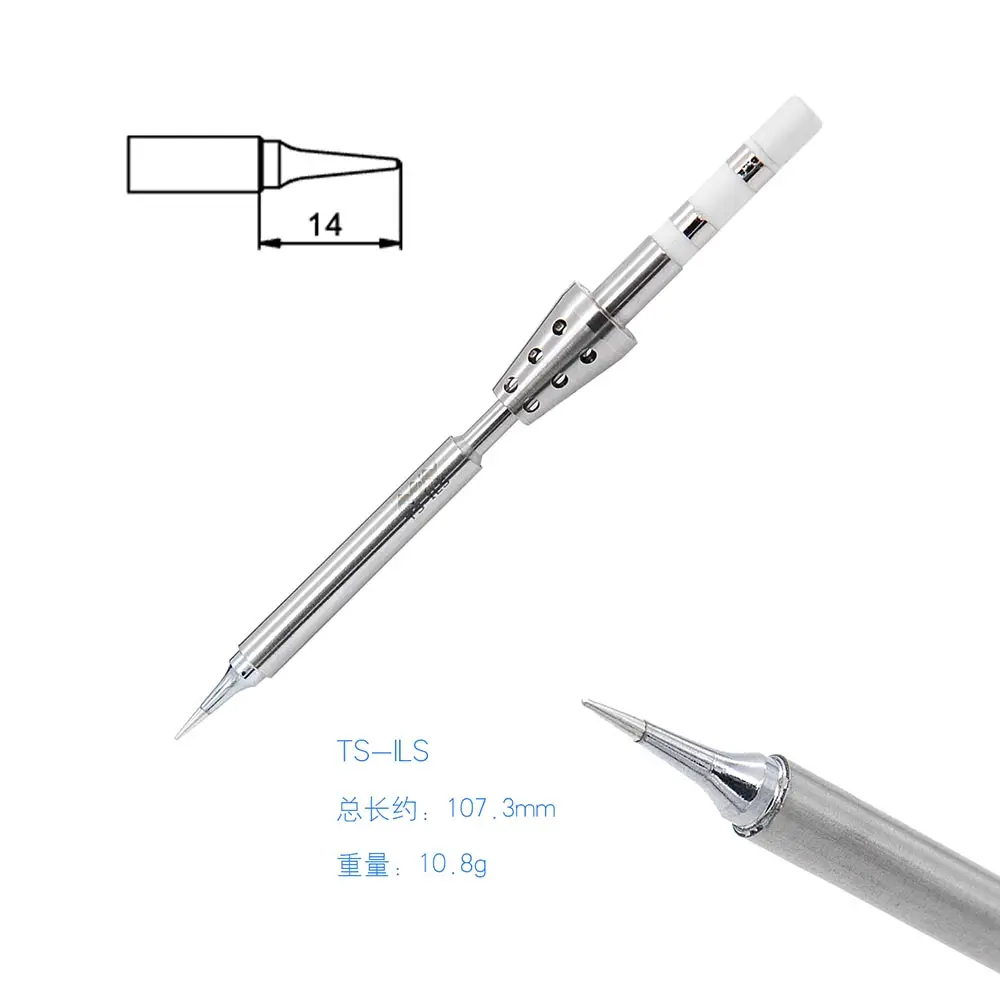 Stelt originele 65W TS100 Mini Digitale soldeerbout Iron Tip vervangen Bit Head B2 BC2 BC3 C4 D24 K I KU ILS C1 JL02 Solder Lasgordijn Gordijn