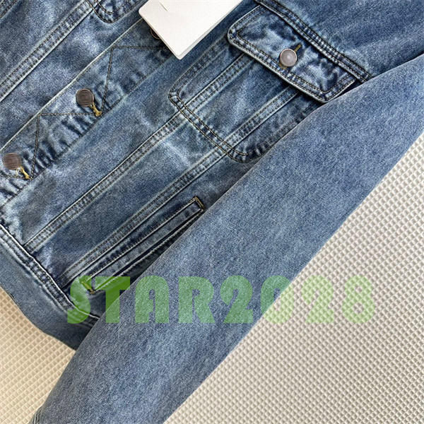 Giacche da donna di lusso Designer di giardino da donna Lettere da pistola lettere giacche designer jeans bomber socialite denim giacca blazer tuta con cappuccio S-xl