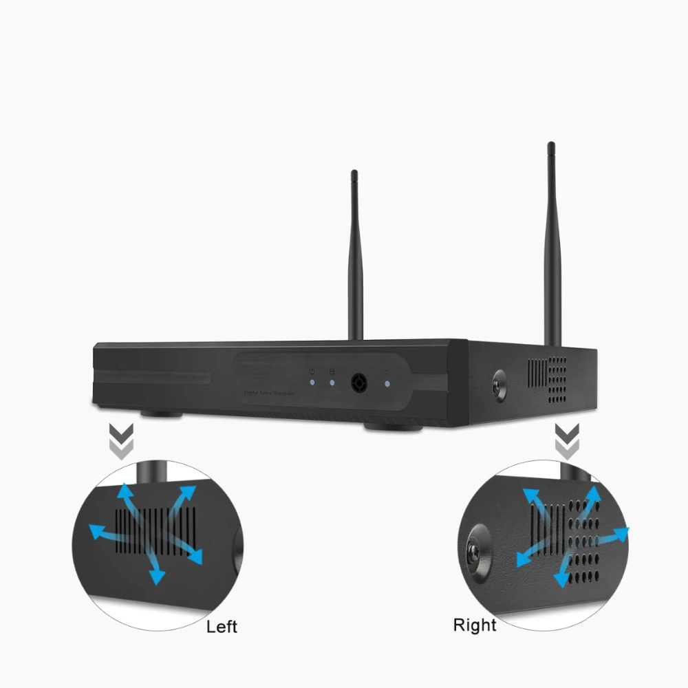 System 4ch 5MP utomhus trådlöst CCTV -system NVR WiFi Bullet IP Camera Security System Video Surveillance Kit