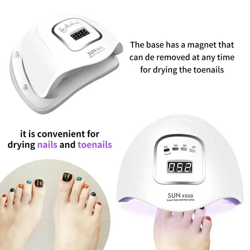 Mouldings Sun X5 Max 90w Led Uv Lamp Nail Dryer 45 Leds Nail Lamp for Drying Gel Polish with 10/30/60/99s Timer Auto Sensor Manicure Tools