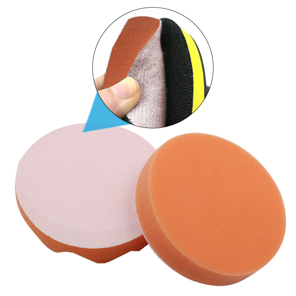 3-7inch Waxing Pad Sponge Polishing Foam Pads For RO/DA Car Polisher Quality Tool Accessories
