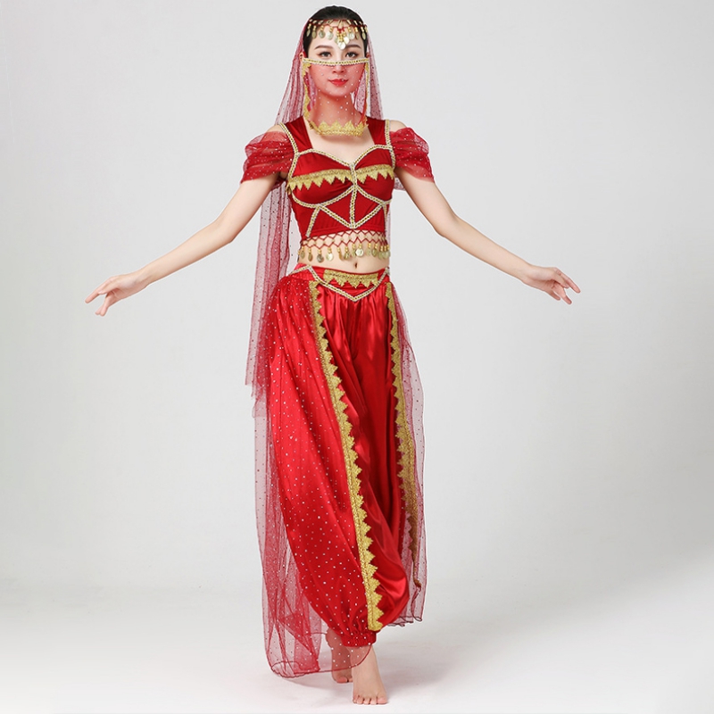 Belly Dance Costumes Set Women Oriental Dance Girls Dancer Belly India Belly Dance Clothes Bellydance Indian 