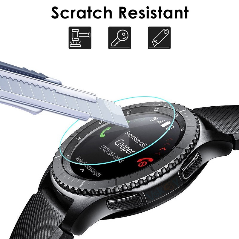Smart Watch Screen Protektor Durchmesser 27mm 26 mm 28 mm 31 mm 30 mm 29 mm 25 mm 24 mm 23mm 23 mm geschaltetes Glas HD Clear Protective Film