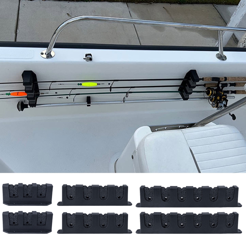Boat Fishing Rod Vertical Horizontal Storage Rack Wall Mounted Pole Holder Rest High Quality