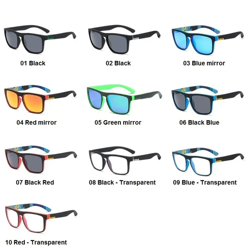 Lunettes de soleil polarisées carrées hommes mode surdimension