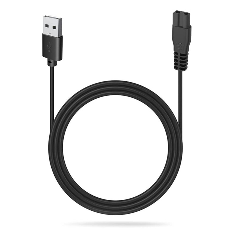 Cable de carga USB de Pet Clipper para C6/C7 Baorun P2/P3 Lili ZP295 Trimmer de cabello profesional Línea de carga de cabello eléctrico