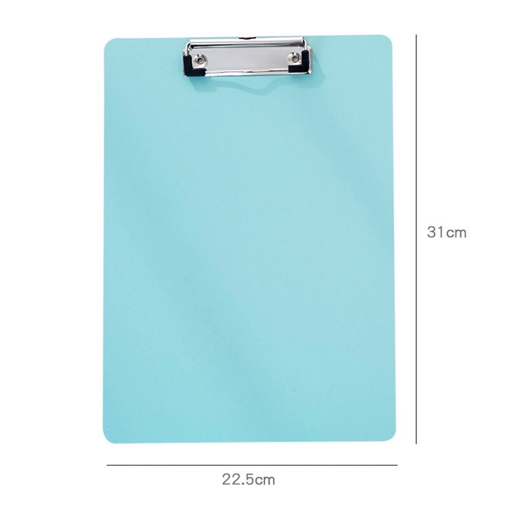 Simple A4 Folder Board Bill Clipboard Memo Pad Clip Folder Board Notebook File Writing Clamp Paper Holder Office School Supplies