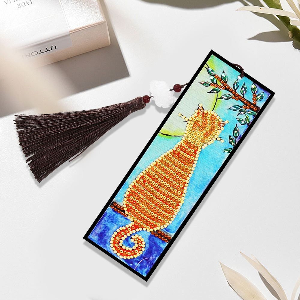 5D DIY Diamond Painting Tassel Coolmark Special Commorted Diamond Emlemery Book Mark Art Crafts Kits подарки ручной работы