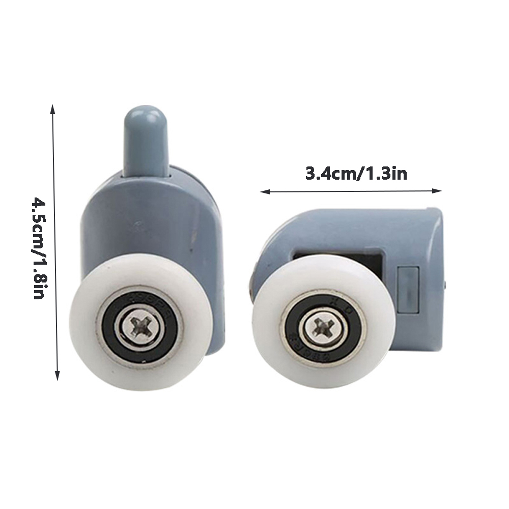 Shower Cabin Rollers Shower Door Roller Sliding Shower Wheel Great Replacement Anti-rust Upper/Lower Wheel Bathroom Hardware 