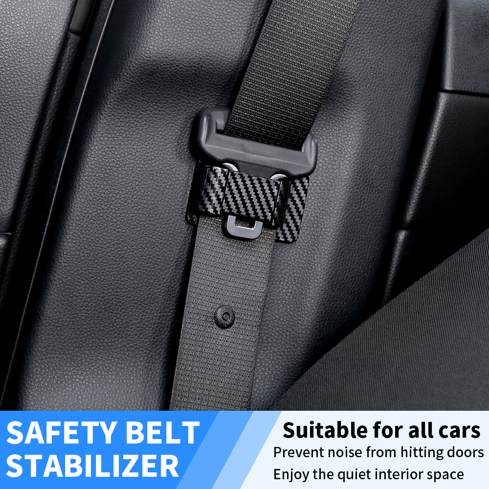 Universele auto -veiligheidsgordelhouder Stabilisator Fastener Stijl voor Tesla VW BMW Honda Nissan Hyundai Auto Interior Accessoires