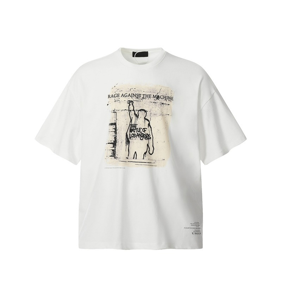 Designer Mens T Shirts Fashion Loose Cotton Short Sleeve Letters Printed T-shirt Hip Hop Streetwear Tshirt Casual Top Tees