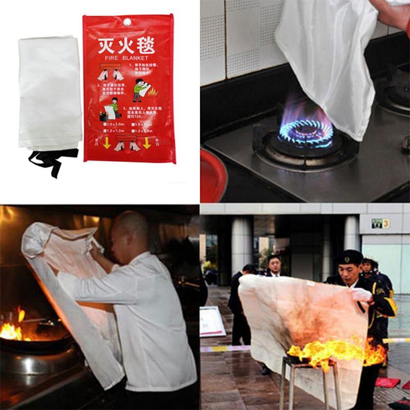 Couverture incendie Survival Emergency Fire Protec Shelter Extincteur Sécurité Fire Protéger de feu