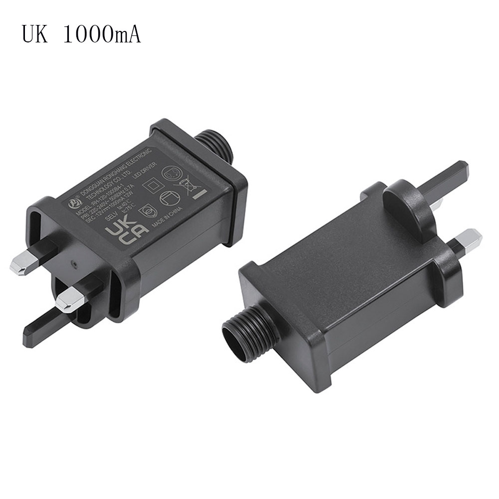 12V 1000MA/1250MA/1500MA Strömförsörjningskonverterare IP44 Vattentät transformator US/EU/AU/UK PLUG Ersätt gård Uppblåsbar LED -adapter