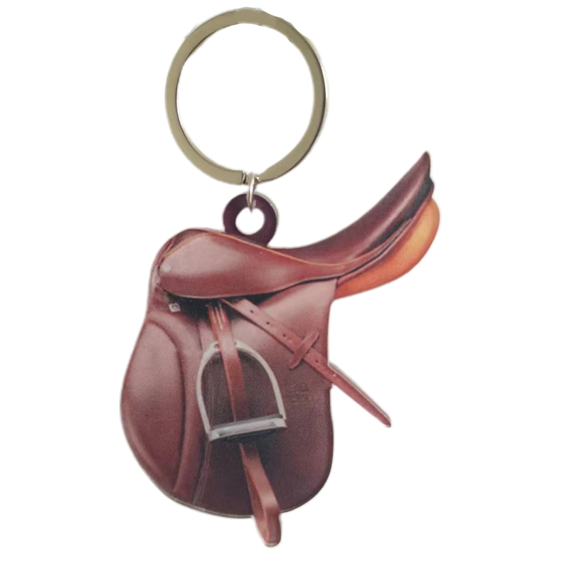 Western Horse Saddle Keychain Western Car Interior Keychain Key Personnalisé