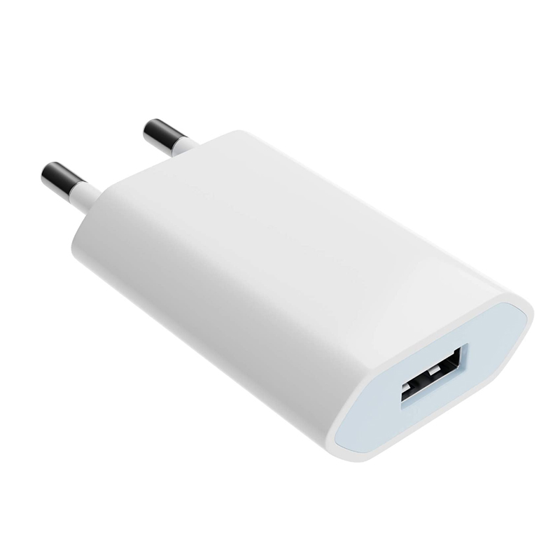 5v 1A USB Travel Wall Charger Caricamento dell'adattatore Apple iPhone XS XS XR X SE 2020 8 7 6 6S 5S 5 SE 4 4S Tappo di telefono UE