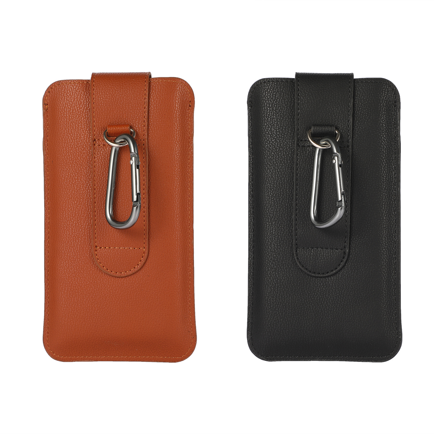 Capa de Telefone de Couro com Chaveiro, Sacos de Cintura, Clipe Para Cinto, Bolsa Para iPhone, Samsung Galaxy, Huawei, Xiaomi Redmi, 5.2 