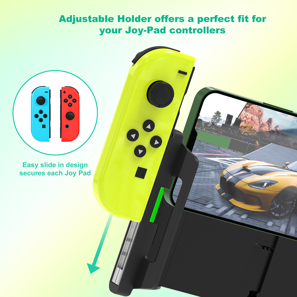 Porte-téléphonie mobile pour Switch / Switch Oled Flexible Bracket Handder Handle Grip prend en charge Android pour les jeux OLED Switch / Switch