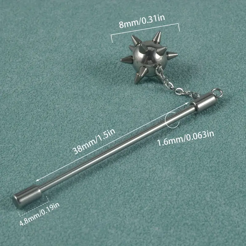 en acier chirurgical Hammer Sammer Trident Trident Industrial HELIX Cartilage Tragus Boucle d'oreille Piercing Straight Bar Jewlery