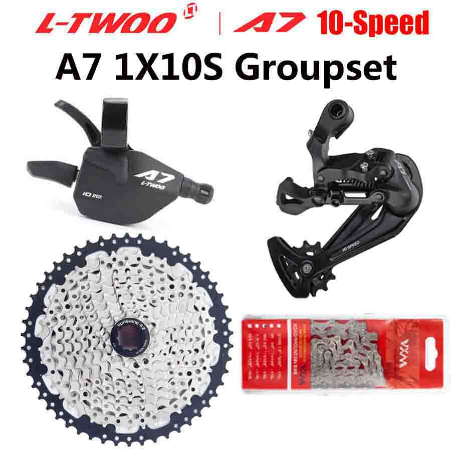 Ltwoo a7 1x10s gruppeSet 10 Speed Shift Hebelumsurur Sunshine Cassette 36T 42T 46T 50T VXM Ketten 10s Fahrradteile