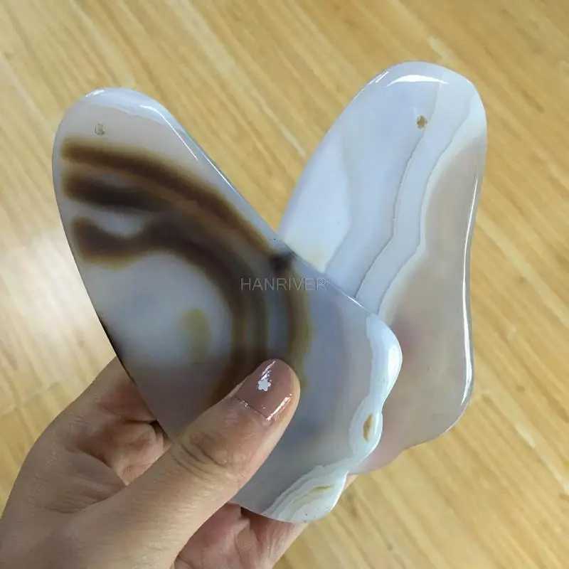 Face Massager Agate GOUACHE RASCRAPE NATURA NADE GUASHA BOCCHIO ECHIALE ECCHIAMENTO RASCREGGIO MASSEGGIO STRA AGUPUCTURE SPA SANIZZAZIONE GUA SHA 240409