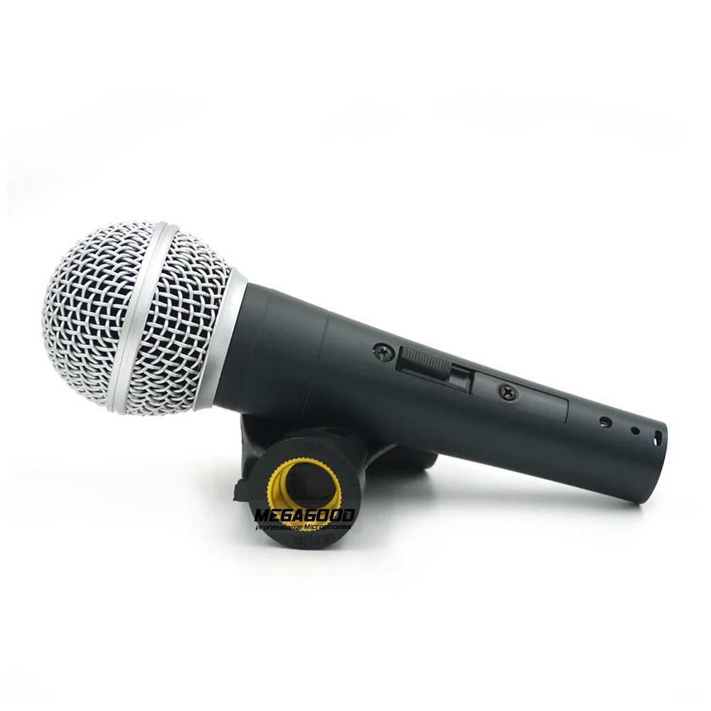 Mikrofone hochwertige professionelle verdrahtete Mikrofon SM58LC SM58S Cardioid Dynamic Mic mit Switch for Performance Live Vocal Karaoke 240408