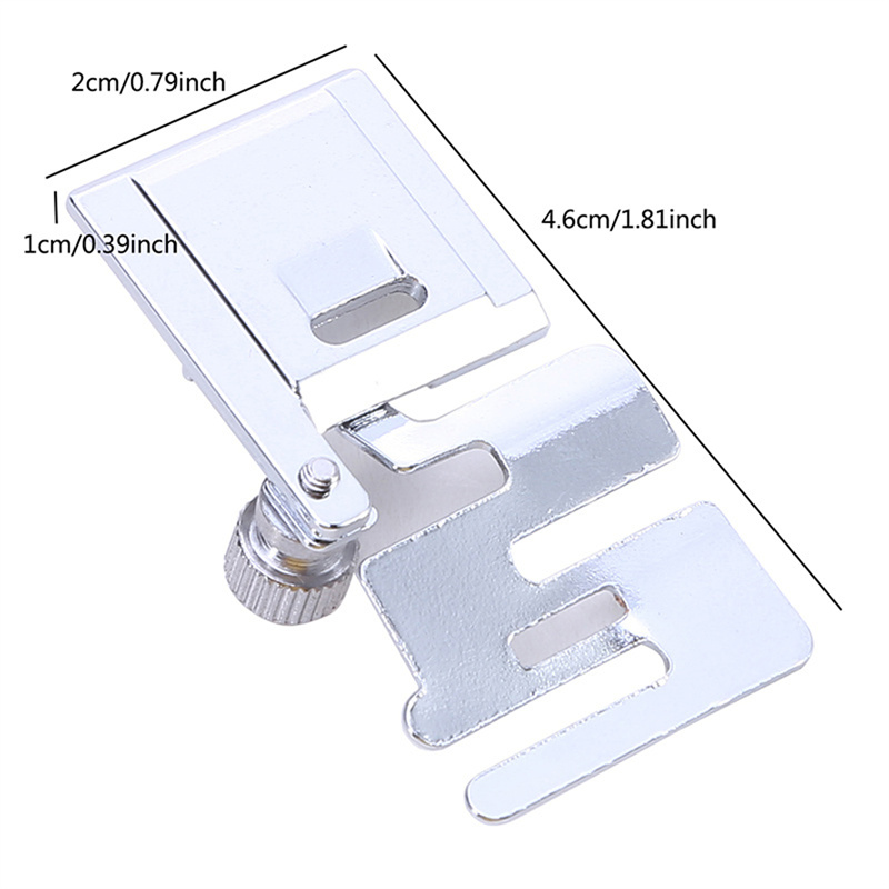 25 mm Piezas de la máquina de coser doméstica Presser de pie Pies enrollado Feet Band de cordón elástica Accesorios de costura de diy