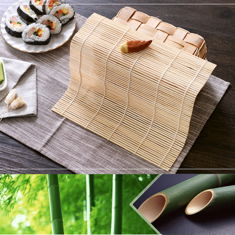 Sushi Maker Bambus Rolling Matte wiederverwendbare DIY Japanische Sushi Rolls Werkzeuge Dreieck Schimmel Haushaltswerkzeuge Küche Reis Rollform Form