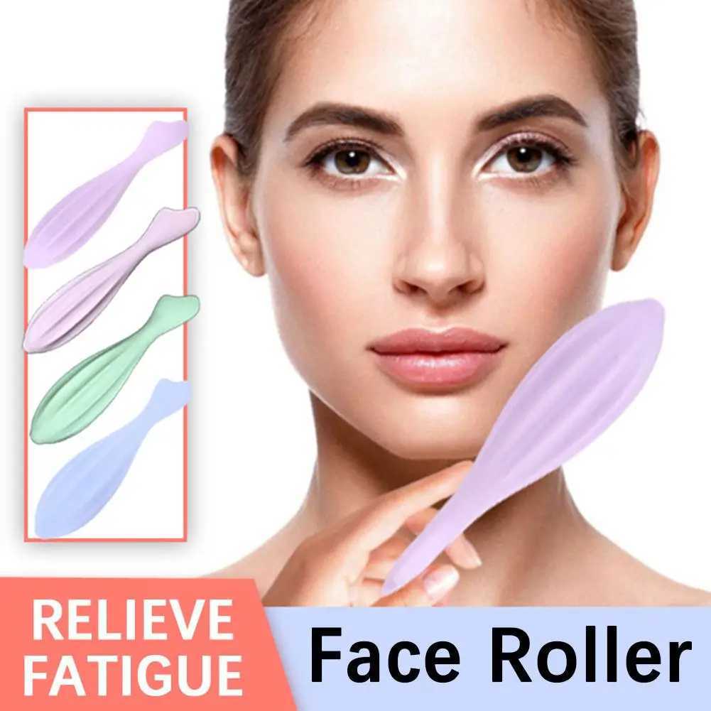 Face Massager Face Roller voor gezicht Eye Face Beauty Roller Skin Care Tools Gua Sha Face Massage Siliconen Face Roller Beauty Spa Care Tools H6J9 240409