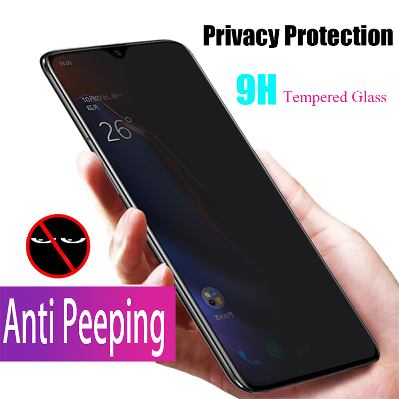 3D Sekretess Tempererad glas för Lenovo Z6 Lite Pro Youth FLIM Anti-Spy Screen Protectors för Enovo Z5S K6 Njut av K10 Plus Obs