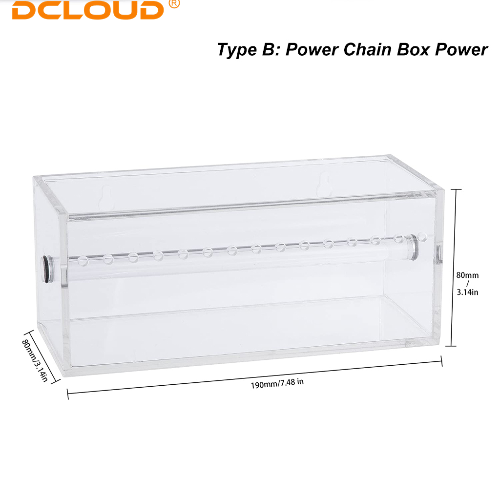 Dcloud Dental Arcylic Dispenser Power Chain Placer Organizer Ortodontic Ligature Tie Box Ortho Elastic Chain Storage Box Holder