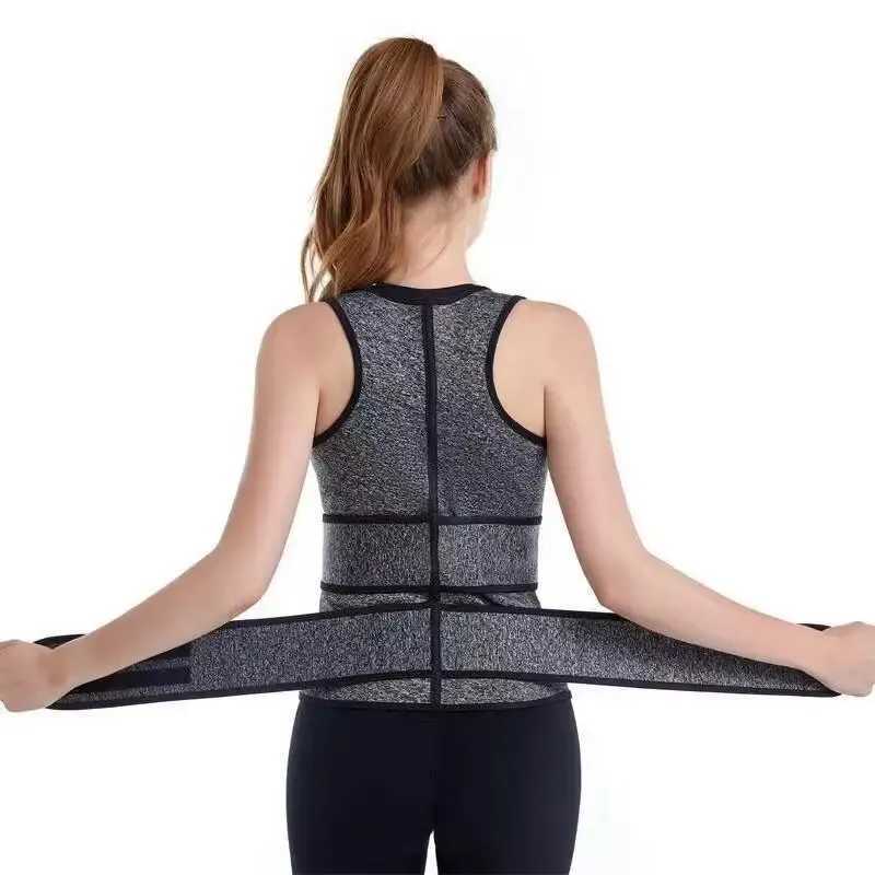 Slimming Belt Women Waist Trainer Neoprene Sauna Sweat Double Belt Slimming Tummy Control Belt Sauna Sweat Shirt Fat Burner 240409