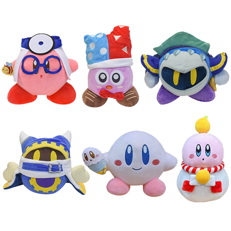 24 Styles Kirby plysch fyllda leksaker 12 konstellationer skorpion libra kirby kock cosplay leksaker adeleine snögubbe julklappar