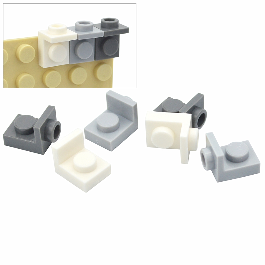 MOC 36840 Thin Brick Inverted Bracket 1 x 1 - 1 x 1 Building Block Particle DIY Compatible Assmble Kid Educational Toys