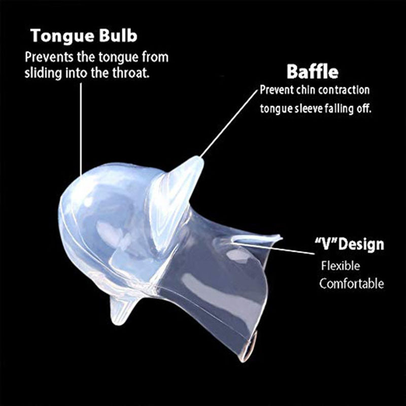 Silicona médica anti -ronquido lengua anti -ronquido apnea ayuda retenedor de la lengua anti -ronquido aparta