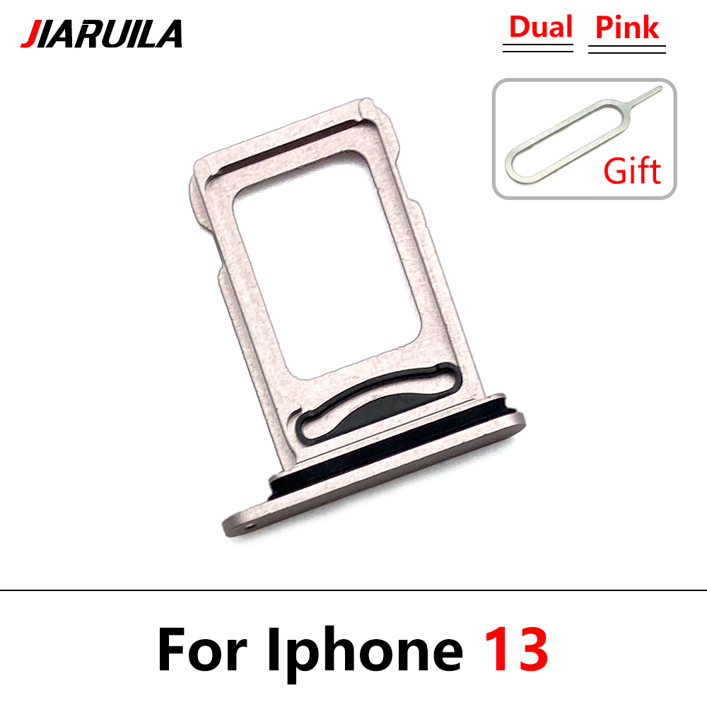 2st / Original Dual SIM Card Reader Mental Material för iPhone 13/13 Mini Sim Card Tray slot Holder Ersättningsdelar