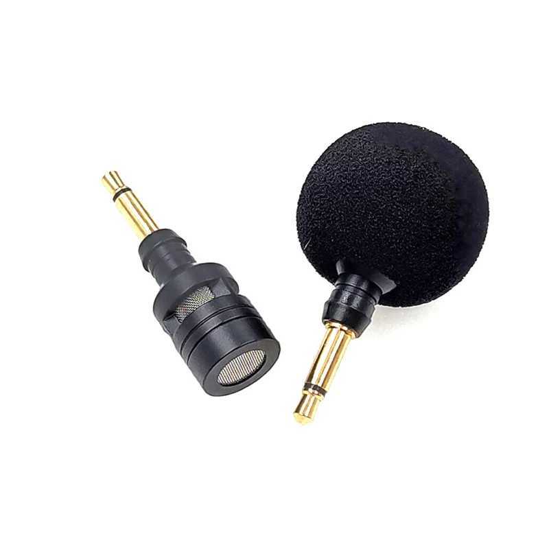 Микрофоны mini 3,5-мм микрофона Microphone Omni-Rectional Portable Small 3.5 Aux Microphone для мобильного/смартфона ноутбука ноутбука ноутбука 240408