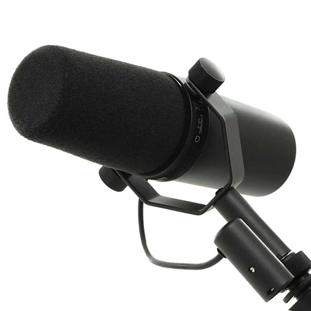 Microphones SM7B Cardioid Dynamic Microphone Sm7b 7B Studio Selectable Frequency Response Microphone for Live Stage Recording Podcasting 240408