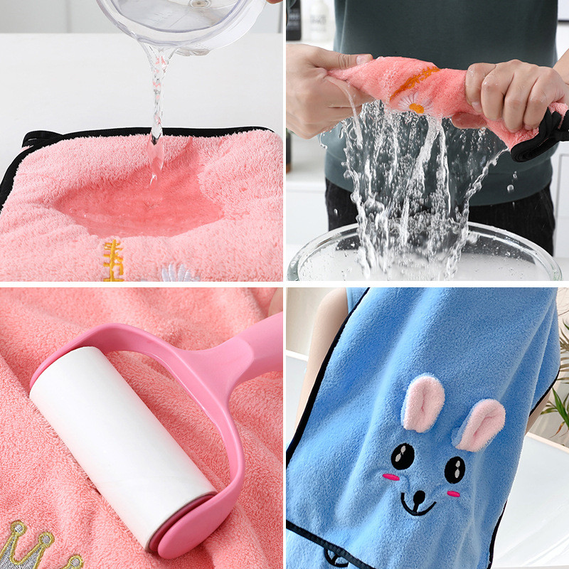 Children's bathrobe bath towel Wearable girl's bathrobe super absorbent soft wrap bath skirt suitable for 3-15 years old girls