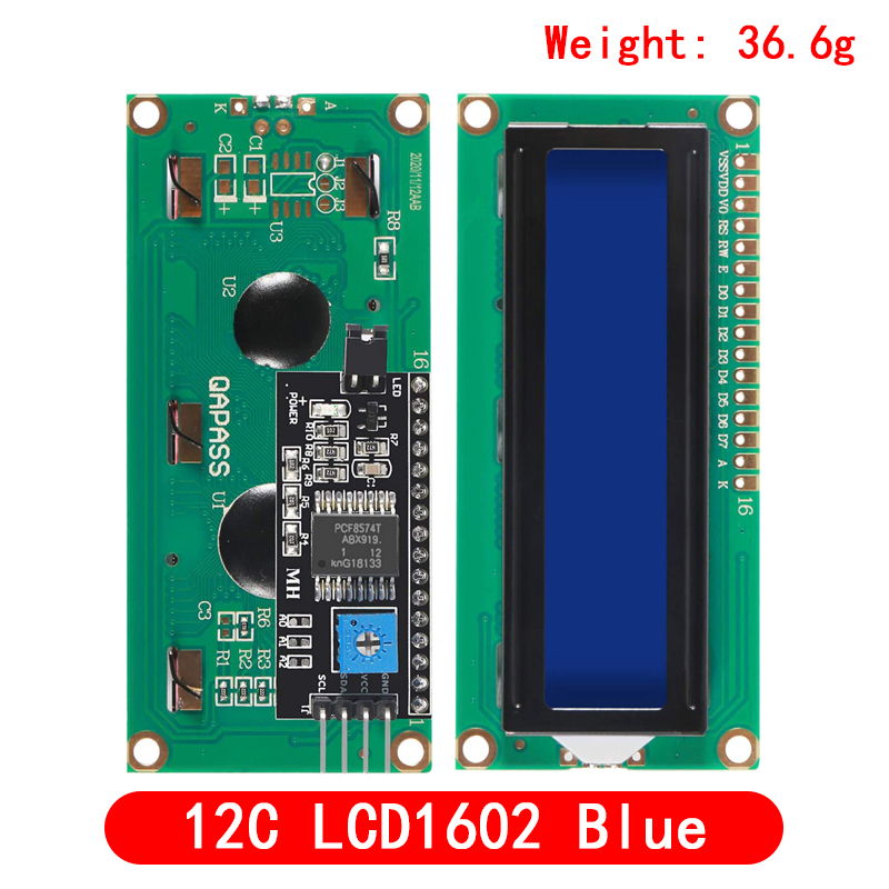 ЖК -модуль синий зеленый экран IIC/I2C 1602 для Arduino 1602 LCD UNO R3 MEGA2560 LCD1602 LCD1602+I2C